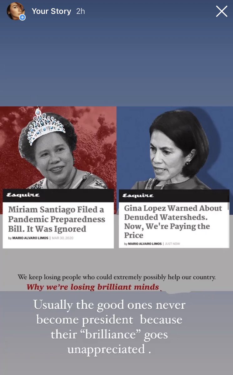 Usually the brilliant ones never become president because their “brilliance” goes unappreciated .