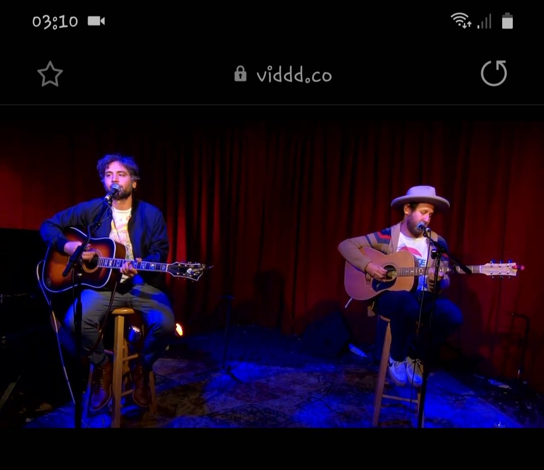 <a href="/radnorandlee/">Radnor & Lee</a> That was amazing! 👏👏👏 Thank you so much!! 
(Btw Ted Mosby was wrong - good things happen after 2am 😉 Getting up in the middle of the night totally worth it!) <a href="/JoshRadnor/">Josh Radnor</a> <a href="/benleemusic/">Ben Lee</a>