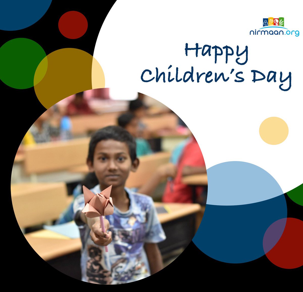 NirmaanBPHC's tweet photo. “The children of today will make the India of tomorrow. The way we bring them up will determine the future of the country”— Jawaharlal Nehru.
Nirmaan wishes a happy children’s day.
#ChildrensDay2020 #ChildrensDay #November14 #Nirmaan https://t.co/TsifzE4rjH