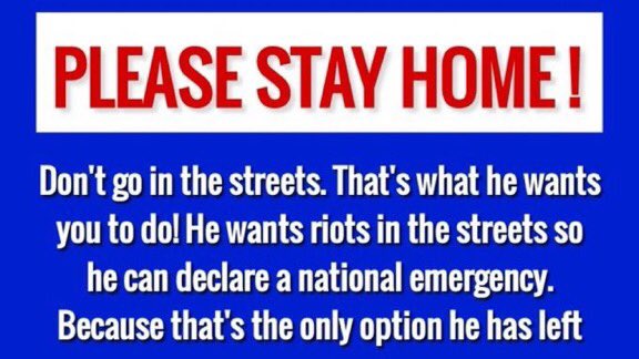 Lalaej's tweet photo. Letโs get this going to help keep resisters safe tomorrow
#StayHomeNov14
Pass it on-Donโt get involved w these โproud boysโ https://t.co/SORWti0mW2