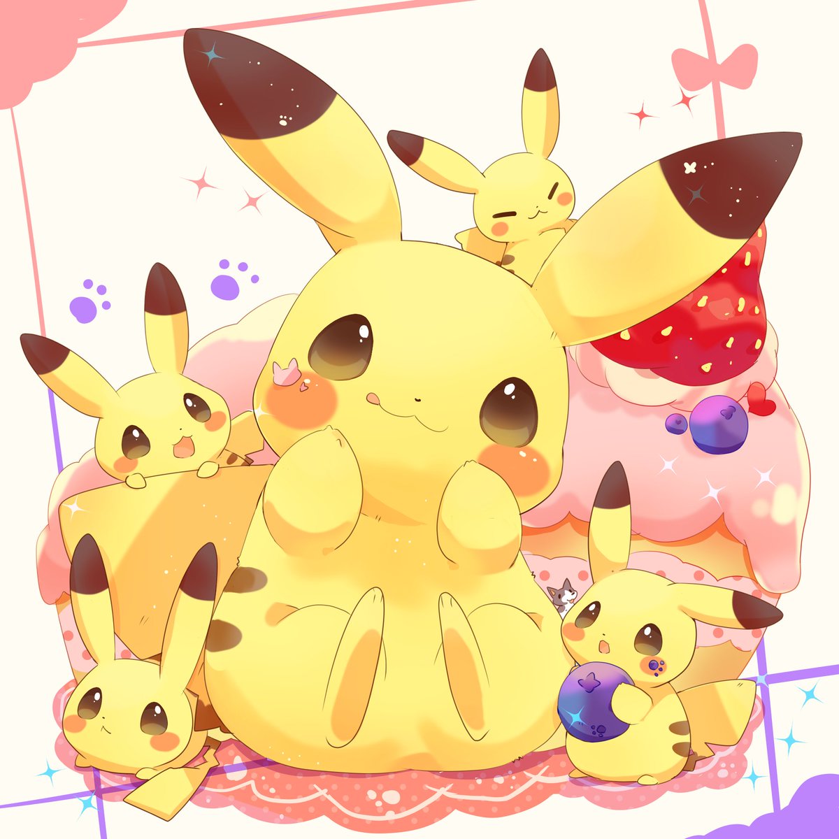 Pikaししゃも ユナイト Pa Twitter Ushiinu2 誕生日おめでとうございます ピカチュウ超かわいいいい Twitter