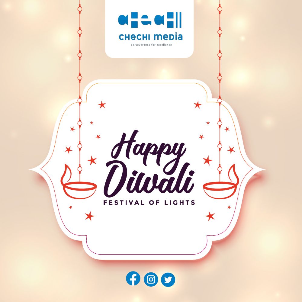 chechimedia's tweet photo. May this Diwali light up your life 
with hope and positivity. Team #ChechiMedia wishes you a very Happy &amp; Prosperous Diwali.

#ChechiMedia #HappyDiwali2020 https://t.co/EFe9tHzdEe
