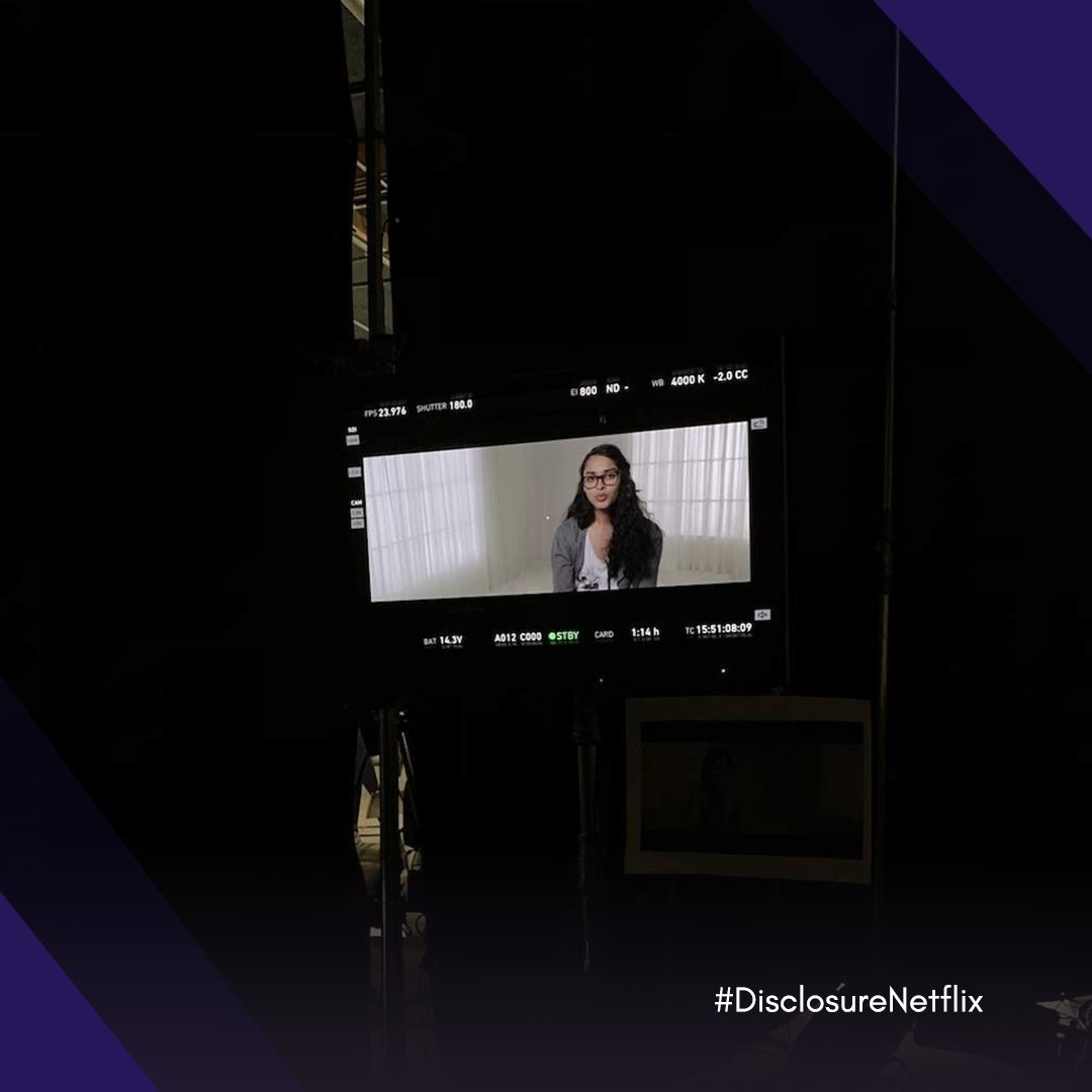 Disclosure_Doc's tweet photo. @glaad @Lavernecox @SamFederFilm @NetflixFilm @Most Isn’t this beautiful? Our G&E Fellow Josslyn Glenn (@Funky_Nurd) explains how being part of #DisclosureNetflix has made her more connected to a legacy and future that our film helped document.
#TransAwarenessWeek #DisclosureBTS w/ @glaad https://t.co/DiVqyM7CW4