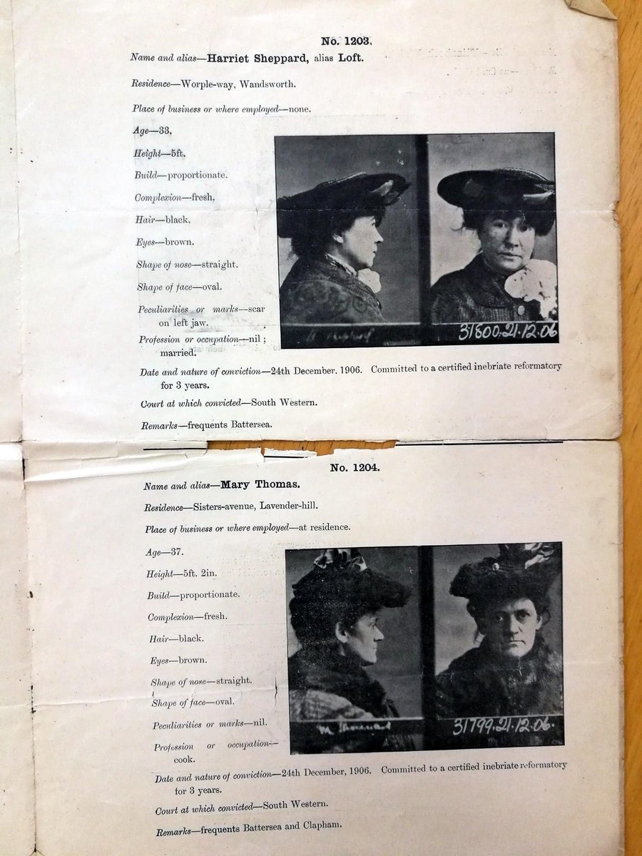 UtterlyInterest's tweet photo. Actual prison sentences for drunk women in the early 20th century..... https://t.co/9s2wMkED9Y
