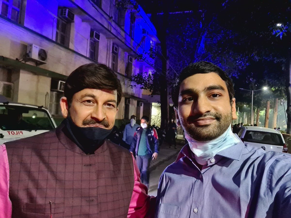 Abhinav Singh Verma MD (@abhinav2934) on Twitter photo After 5 years again!! great pleasure to host at AIIMS,New Delhi <a href="/ManojTiwariMP/">Manoj Tiwari</a> ji. Witty and Beautiful songs to boost the morale and strengthen will of #CoronaWarriors.
Wish you all a happy diwali ๐๐๐ฅ After 5 years again!! great pleasure to host at AIIMS,New Delhi <a href="/ManojTiwariMP/">Manoj Tiwari</a> ji. Witty and Beautiful songs to boost the morale and strengthen will of #CoronaWarriors.
Wish you all a happy diwali ๐๐๐ฅ