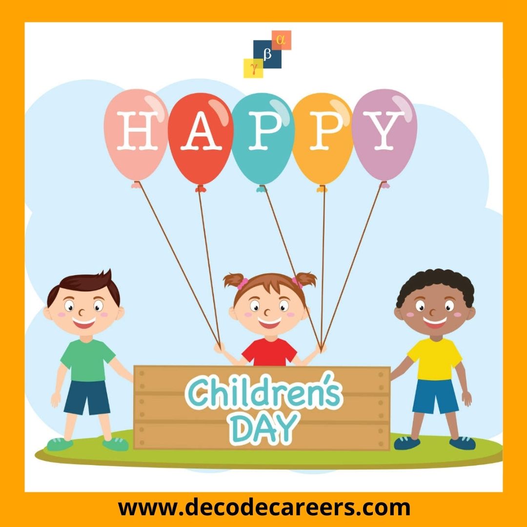 DecodeCareers's tweet photo. Happy Children's Day
#festivals #festival #music #tomorrowland #festivalseason #events #dj #rave #edm #love #musicfestival #livemusic #india #party #concerts #housemusic #techno #festivalfashion #festivallife #decodecareers #decodemaths https://t.co/x5o1yNhXkF