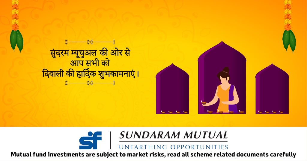 SundaramMF's tweet photo. May this Diwali bring with it the light of positivity, success and hope. Happy Diwali from the Sundaram Mutual family to yours.

#SundaramMutual #MutualFunds #Investments #FinancialInvestment https://t.co/1s8fdD9Cw6