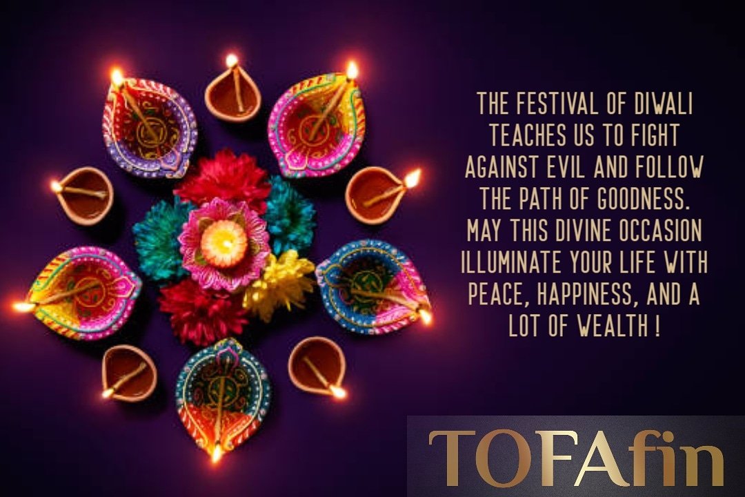 tofafin's tweet photo. The festival of Diwali teaches us to fight against evil and follow the path of goodness. May this divine occasion illuminate your life with peace, happiness, and a lot of WEALTH.!
#TOFAfin #tofacapital #investment #diwali #safediwali #festivaloflights #wealth #money #cityofjoy https://t.co/OaZV9NoAzw
