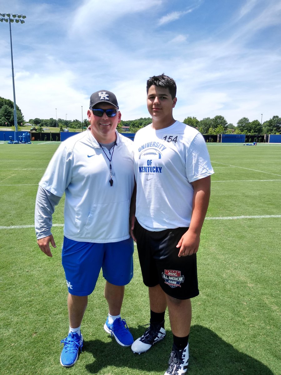CoachWebster56's tweet photo. Had the great privilege of meeting Coach Schlarman and talking with him. Gregory met him during his UK football visit and then attended several camps under him. RIP Coach, football suffered a great loss. https://t.co/yg57eeuS6Q