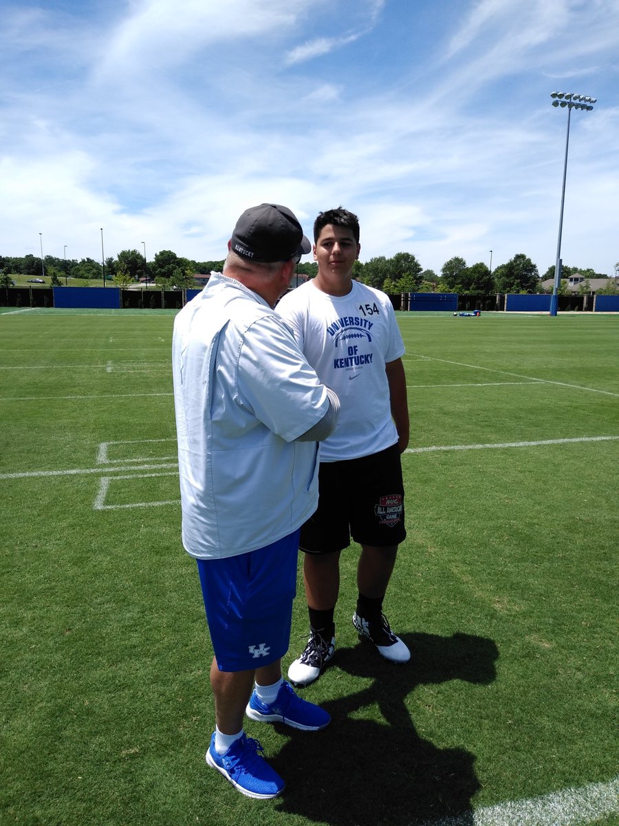 CoachWebster56's tweet photo. Had the great privilege of meeting Coach Schlarman and talking with him. Gregory met him during his UK football visit and then attended several camps under him. RIP Coach, football suffered a great loss. https://t.co/yg57eeuS6Q