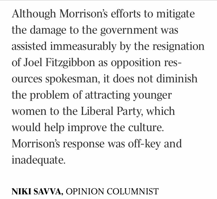 speaking of feminist illiteracy, this gumph from Sava. Can she hear herself? The misogynists are the problem and she thinks feeding *more* young women into the maw is a solution? That would just endanger more young women, Niks.
