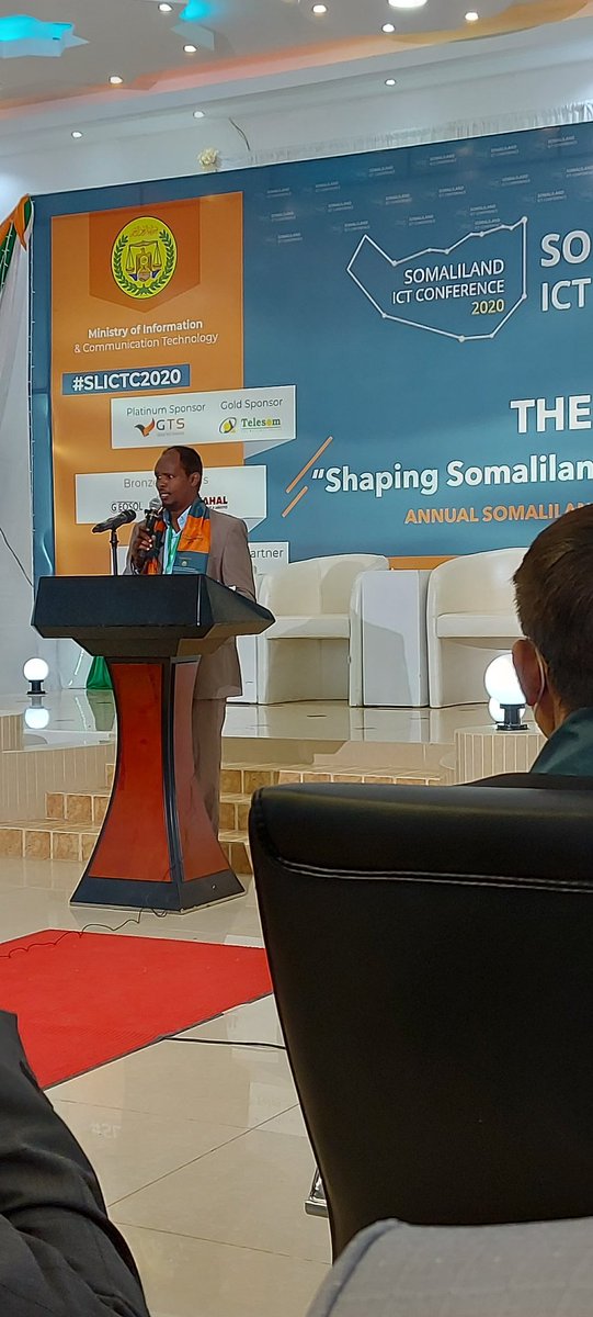 moqaro's tweet image. Dr. Mohamoud Yusuf @hargeisaunivers at #SLICTC2020 &quot;The ministry has long history and one of the earliest institutions in #Somaliland&quot;