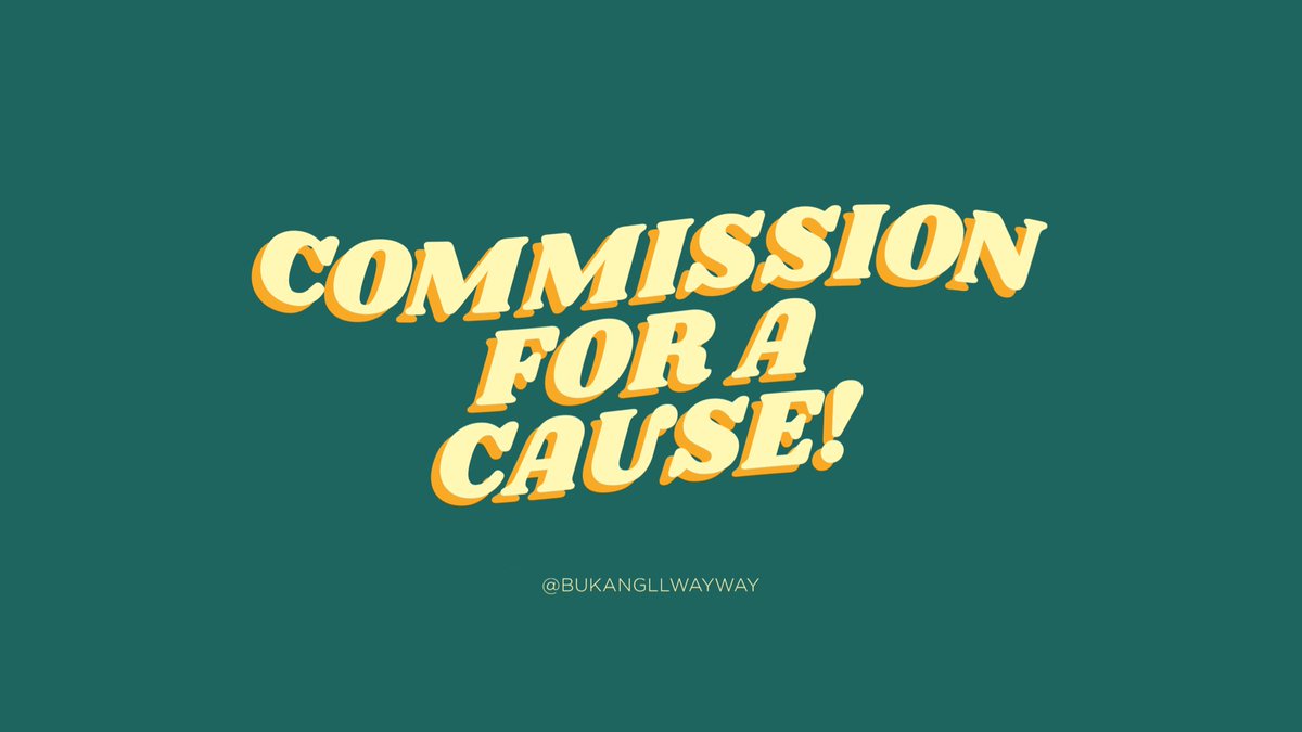 BUKANGLlWAYWAY's tweet photo. ⠀
COMMISSION FOR A CAUSE!
An Art &amp; Writing Commish by a group of artists and writers!

Get your modules and pinned tweets done while helping others for as low as PHP 100!

Interested? Check our carrd to know more! https://t.co/lKK4GlQLnN
⠀ https://t.co/epLC4q600u