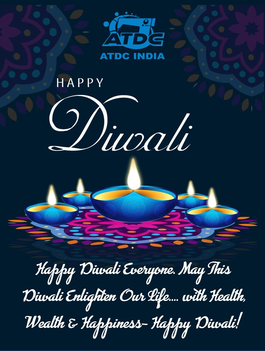 AtdcI's tweet photo. Light a lamp of love!
Blast a chain of sorrow!
Shoot a rocket of prosperity!
Fire a flowerpot of happiness!
Wish u and your family…
A VERY SPARKLING DIWALI
#atdc #aepcindia #HappyDeepavali https://t.co/eI6uWOll7E