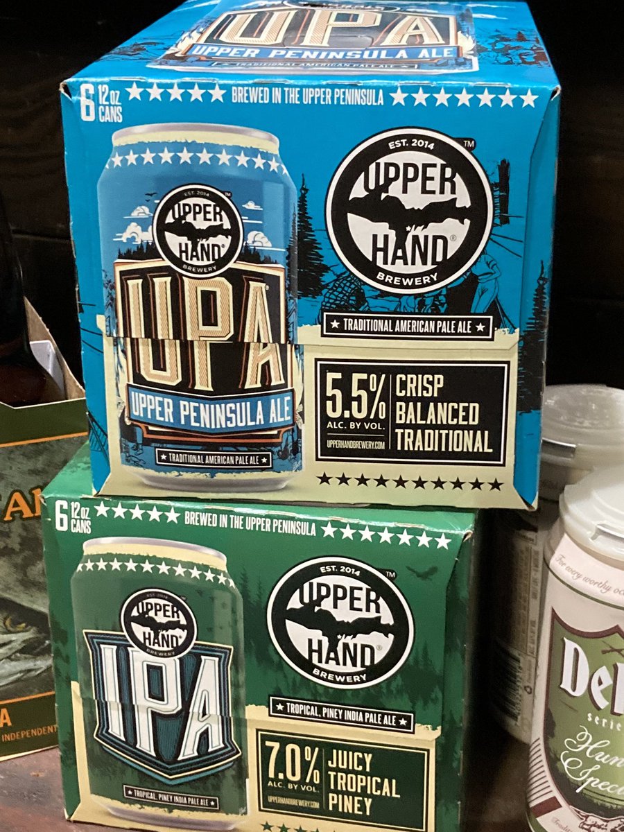 genevcoffey's tweet image. Spending a few days in the UP in Michigan. Might as well be over-the-top about it. #UpInMichigan #JimHarrison #UpperHandBrewery