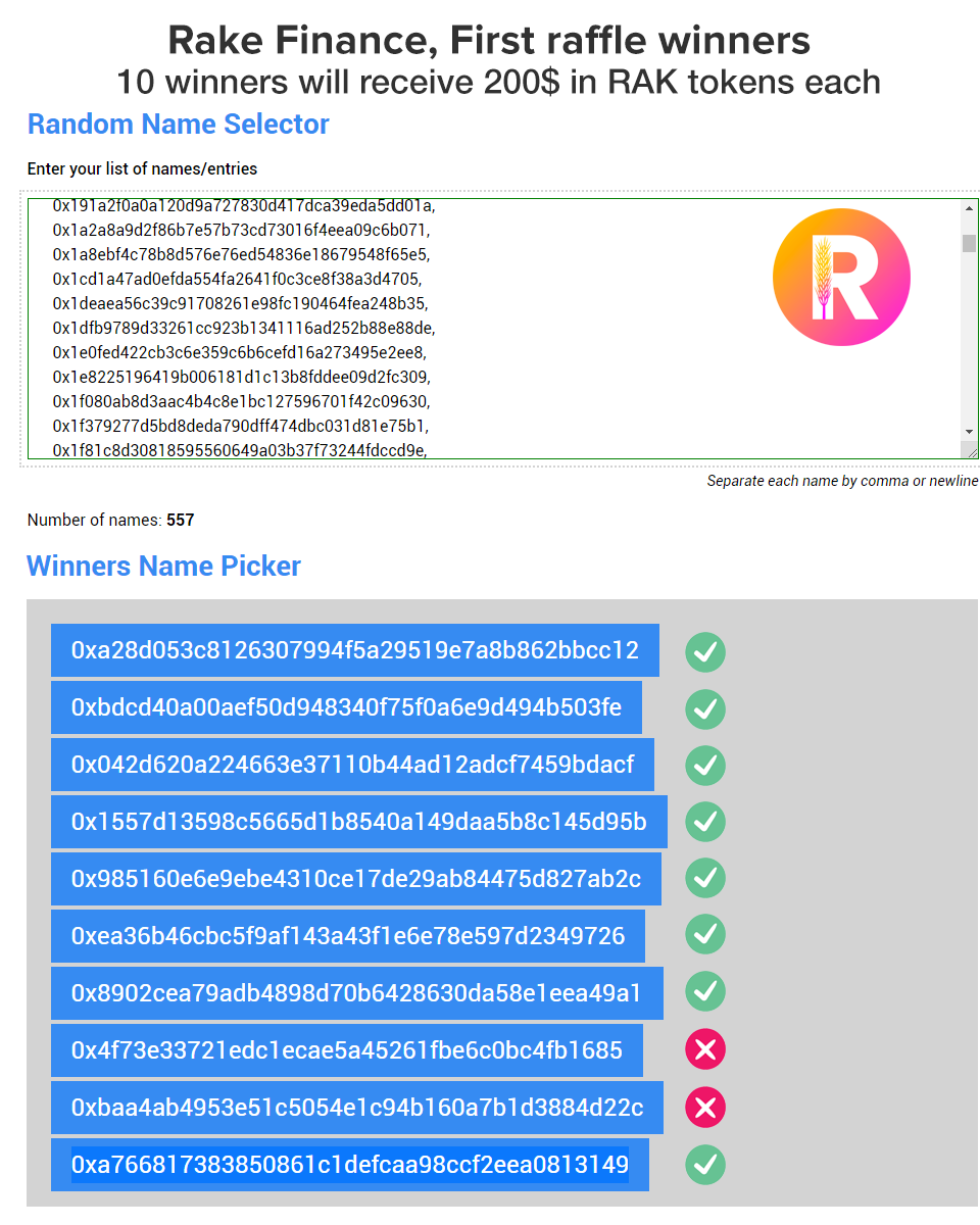 Rake Finance tweet media