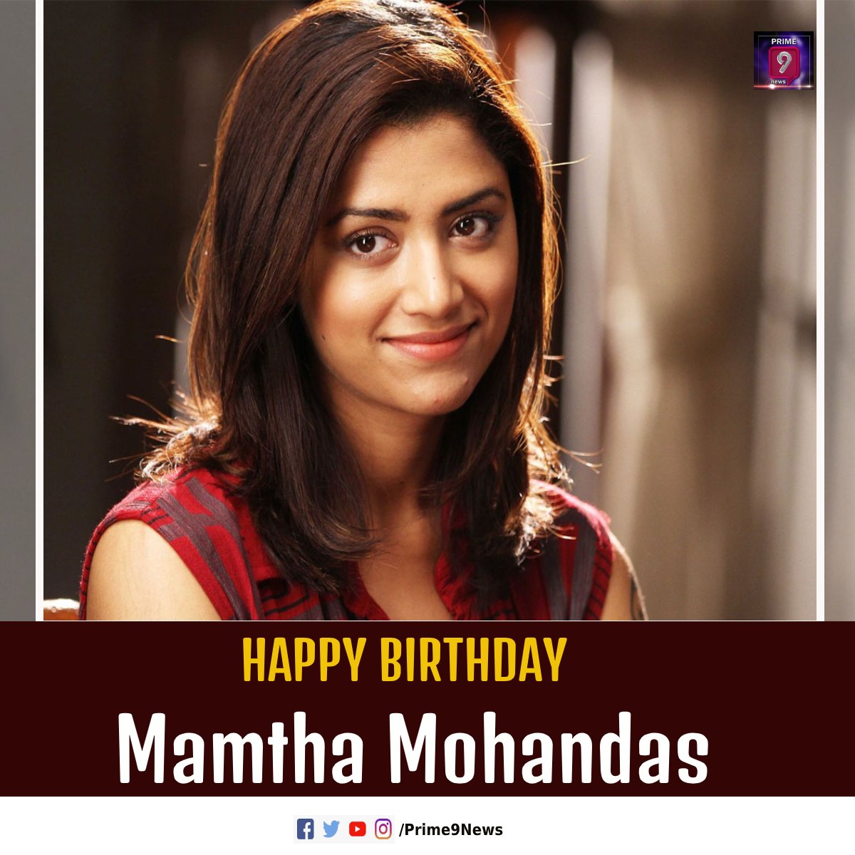 Wishing Mamta Mohandas a very Happy Birthday   
