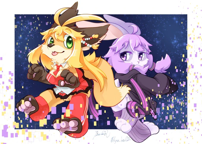 こうですか(どっちもデフォルメでは) #みんなのデフォ絵と等身絵の比較が見たい 