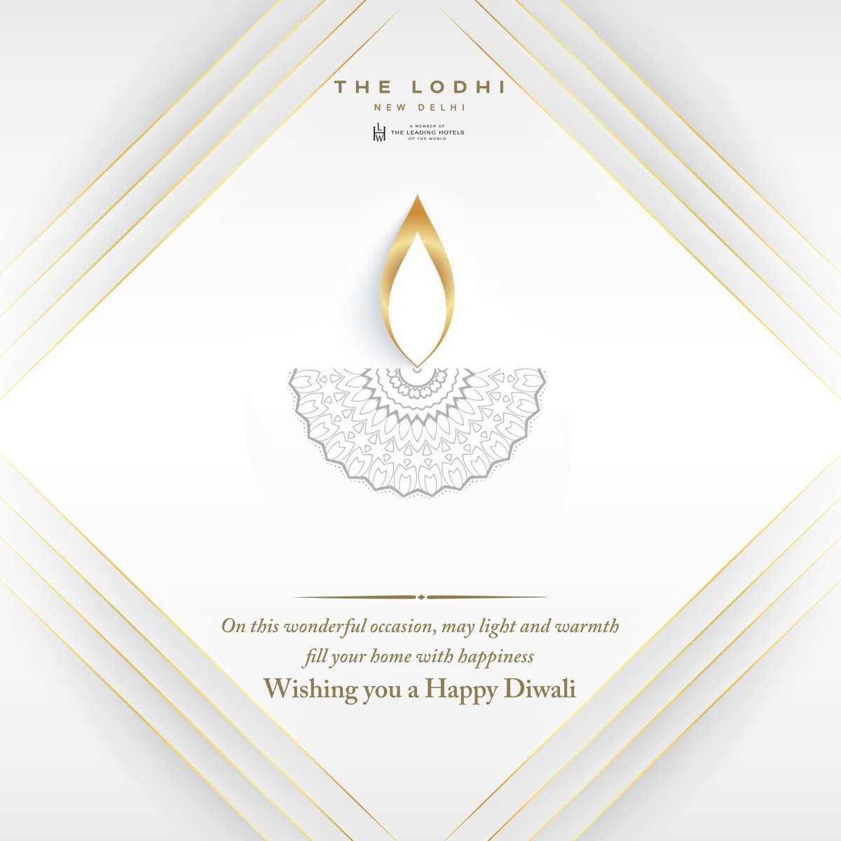 Lodhidelhi's tweet photo. On the auspicious festival of lights may the glow of luminous lamps illuminate your life with sparkling moments of joy and cheer. Wish you and your loved ones a joyous and safe Diwali.
#TheLodhi #TheLodhiLife #LHWTraveler #DistinctivelyIconic https://t.co/VgrCgKQBWq
