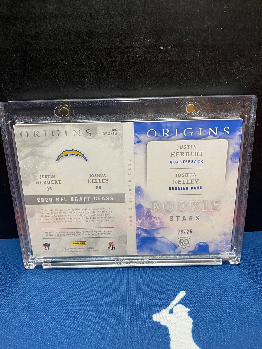 DTC_SportsMem's tweet photo. 🚨BOOKLET ALERT🚨

🚨⚡️CODE BOLT⚡️🚨

Justin Herbert &amp; Joshua Kelley RPA Booklet /25 !!!

Come pull some heat with us in one of our group breaks!!!!!
$1 @HobbyConnector https://t.co/Sruey5vcZ7