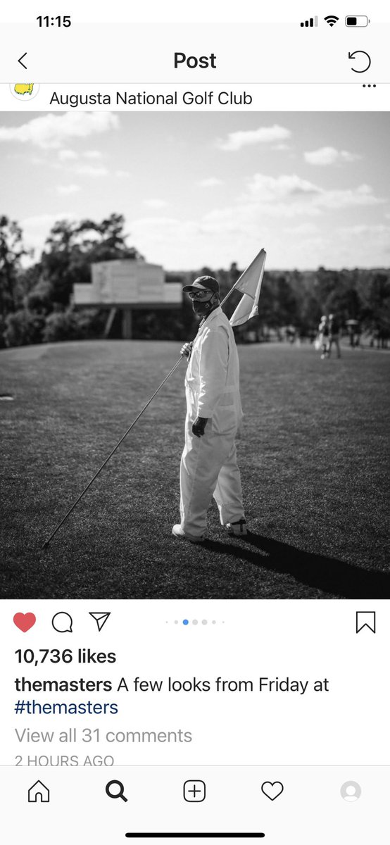 LoraleeKokovich's tweet photo. Blessed to call him mine❤️ #TheMasters2020 #Masters #AugustaNational #ForeCaddy So proud and happy for him! https://t.co/gLNbrppGxW