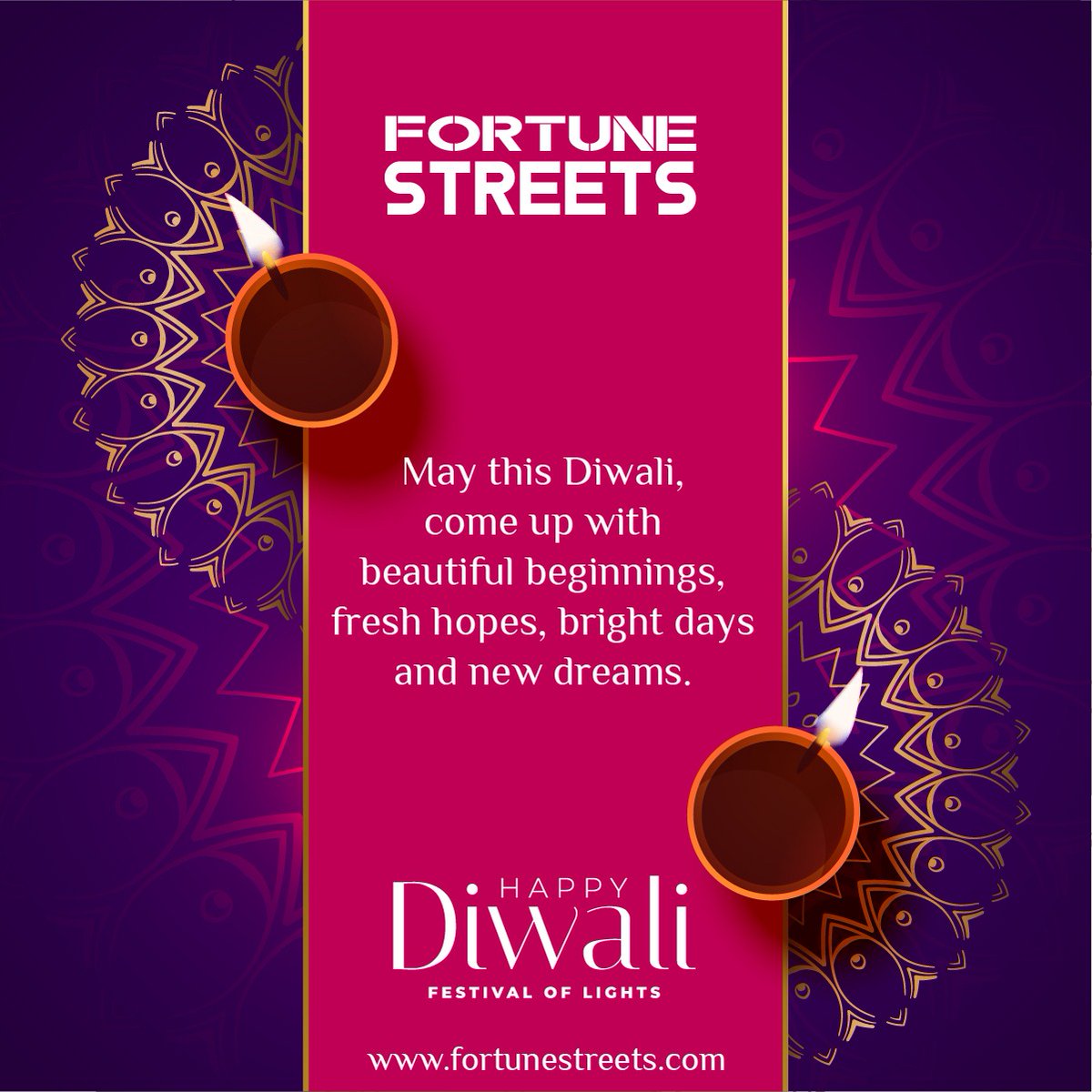 Fortunestreets's tweet photo. May the divine light of Diwali spread into your life and bring peace, prosperity, happiness and good health. Happy Diwali 2020.
#fortunestreets #diwali #diwalidecorations #festival #diwaligifts #diwalidecor #happydiwali #diwalivibes #deepavali https://t.co/37UvWFZ7OD