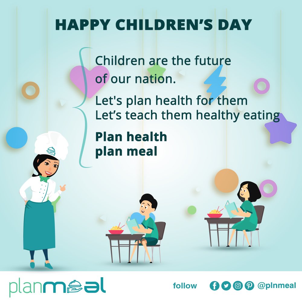 plnmeals's tweet photo. Planning #education for your #kids is just not enough! Wake up Plan #health for them.
@plnmeal #ChildrensDay #ChildrensDay2020 #healthcare #nutrition #DigitalHealth #StartUp #startupindia #Udaipur #education #Diwali #innovation #healthtech #healthylifestyle https://t.co/ID9EVtOLA8