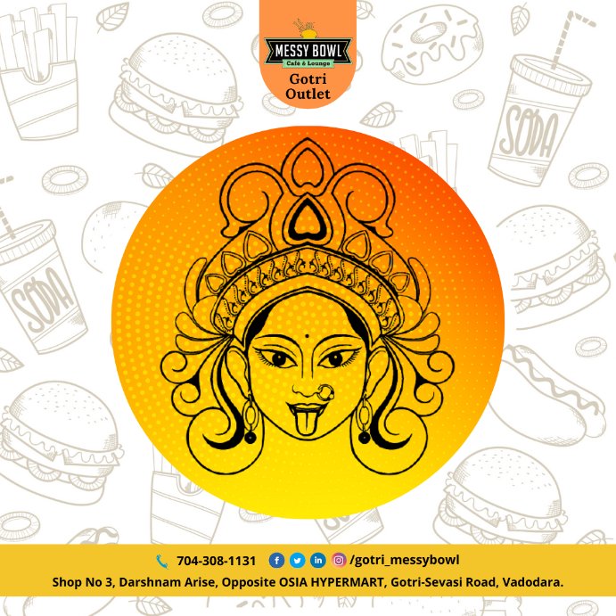 MessyBowl_Gotri's tweet photo. May all your sufferings be destroyed,
and This Kali Chaudas will bring happiness to your home.
Happy Kali Chaudas

#gotri #vadodara #messybowl #messybowlgotri #tasty #swiggy #zomato #FoodPorn #Yummy #Foodie #Delicious #kalichaudas2020 #happykalichaudas #diwali2020 #happydiwali https://t.co/xIiu5j54fX