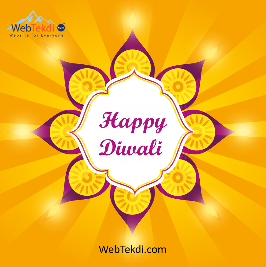 webtekdi's tweet photo. With the gleam of diyas &amp; the echo of chants
may happiness and contentment fill your life.
Wishing you a very happy and prosperous Diwali!
https://t.co/2E5cqpUthe
website for everyone

#webtekdi #diwali #diwali2020 #ram #domain #hosting #onlinebusiness #business #entrepreneur https://t.co/nwLiFsJcGd