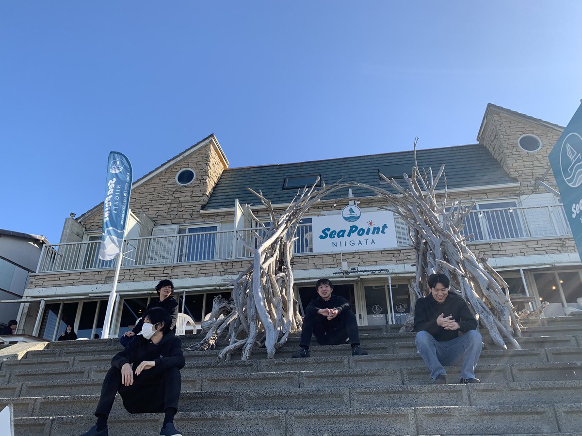 Mity's tweet photo. デルタ新潟、シーポイントにて1day次年度キックオフ🌊
#デルタ新潟 https://t.co/QxhzuBJKDO