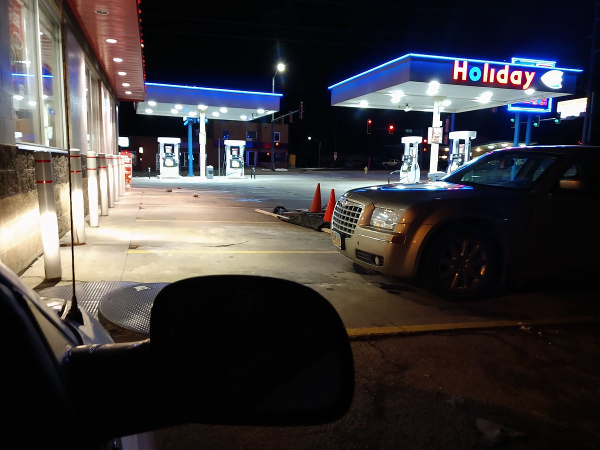 ColtsSd's tweet photo. Along with my moving over  into oncoming traffic post for parked vehicles, noticed this a big thing too in SF.... Parking 10 feet back from where you should park at a gas station 🤔🤔🙄🙄 https://t.co/qO6Gzladp4