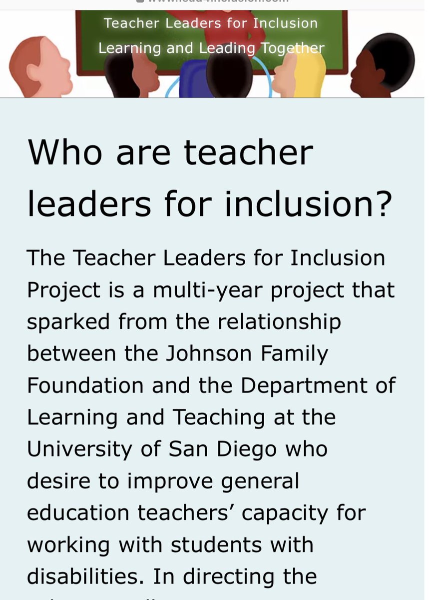 marlenebeisel's tweet image. Inclusion is a right, not a privilege for a select few~ Honored to be a featured teacher on the University of San Diego’s website module- Teacher Leaders for Inclusion #inclusion #Teachers #teachertwitter #teacherleaders #octeacher #education #teachersofinstagram #individualized