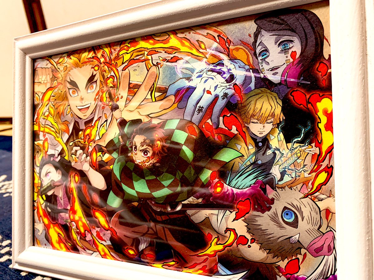 Co2 運営の財布は眠い おぉん かっこいいよ 入場特典のイラストカード額縁にいれるとやばたにえん無理茶漬け