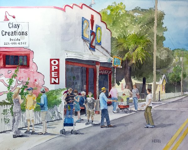 herbwilley's tweet photo. Come out &amp; visit this 2nd Sat Artwalk 🖼 🎨 
Open late till 7ish.
Shop 4 the holidays !
220 Main St
Bay St Louis, MS

#gallery220 #baystlouisms #artgallery
#satartwalk #2ndsatartwalk #art #paintings #handmade #transparentwatercolors #fineartist #artists #artisans #artistscoop https://t.co/TY8zRBAOLP
