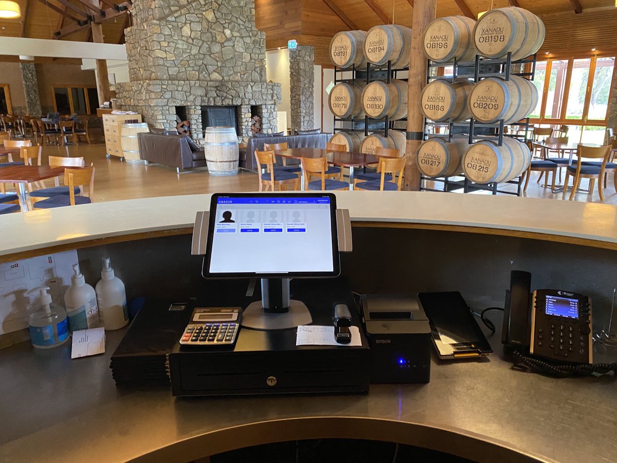 Cloudifi's tweet photo. In readiness for a huge summer season in Margaret River Xanadu Wines installs the latest in POS for their Cellar Door and Restaurant. https://t.co/4ex9xmVMqm