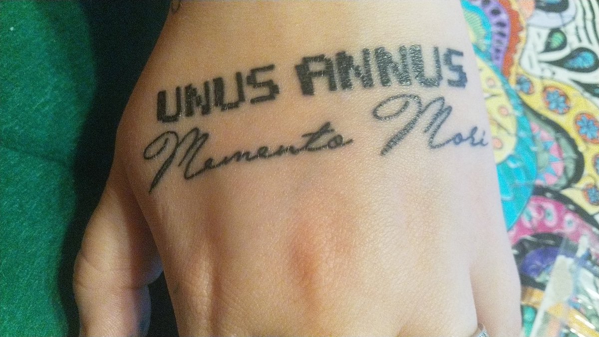 LadyMirQtie's tweet photo. #tattusannus done by Anki at OmenArt, Riihimäki, Finland #UnusAnnusisoverparty https://t.co/o49AWLbZgE