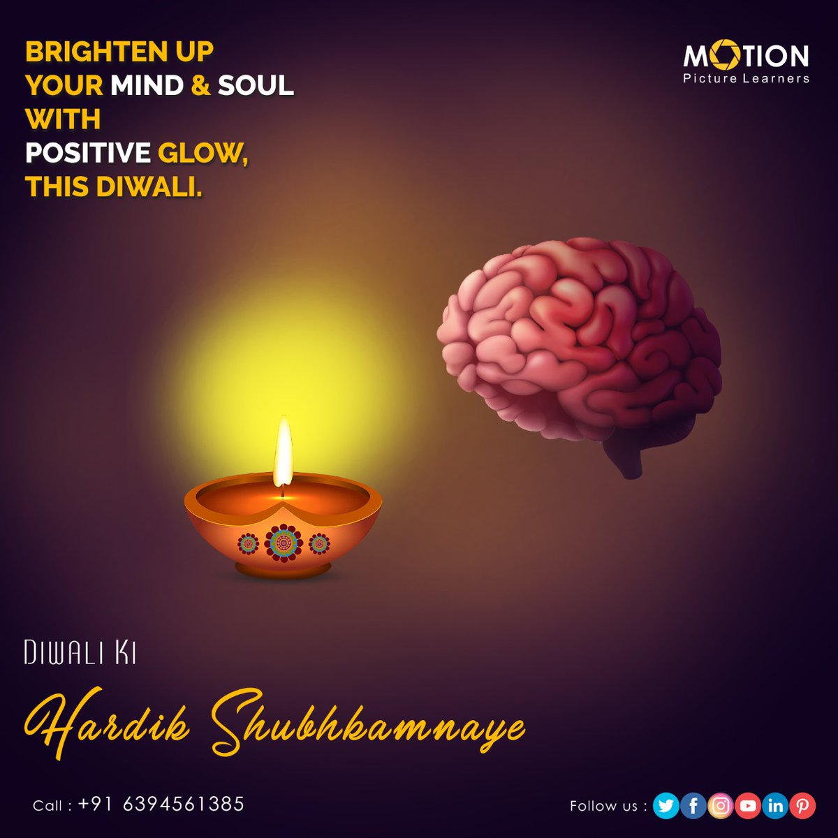 MotionPLearners's tweet photo. Brightnen Up Your Mind &amp; Soul with Positive Glow This Diwali Diwali Ki Hardik Shubhkamnaye   #mpl  #ayodhya   #itsdiwali #diwali #design #culture #happydiwali2020 #shreeram #motionpicturelearners #staysafe #religion #diwalisocialmdia #hindudeity #हम_तो_पटाखे_फोड़ेंगे #दीपावली https://t.co/BL0TfJJvQz