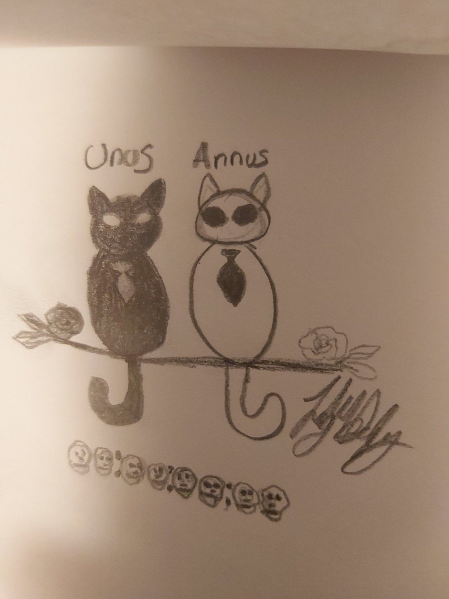 Tweaked my drawing a bit with 3 hrs left love #UnasAnnus #wewherehere