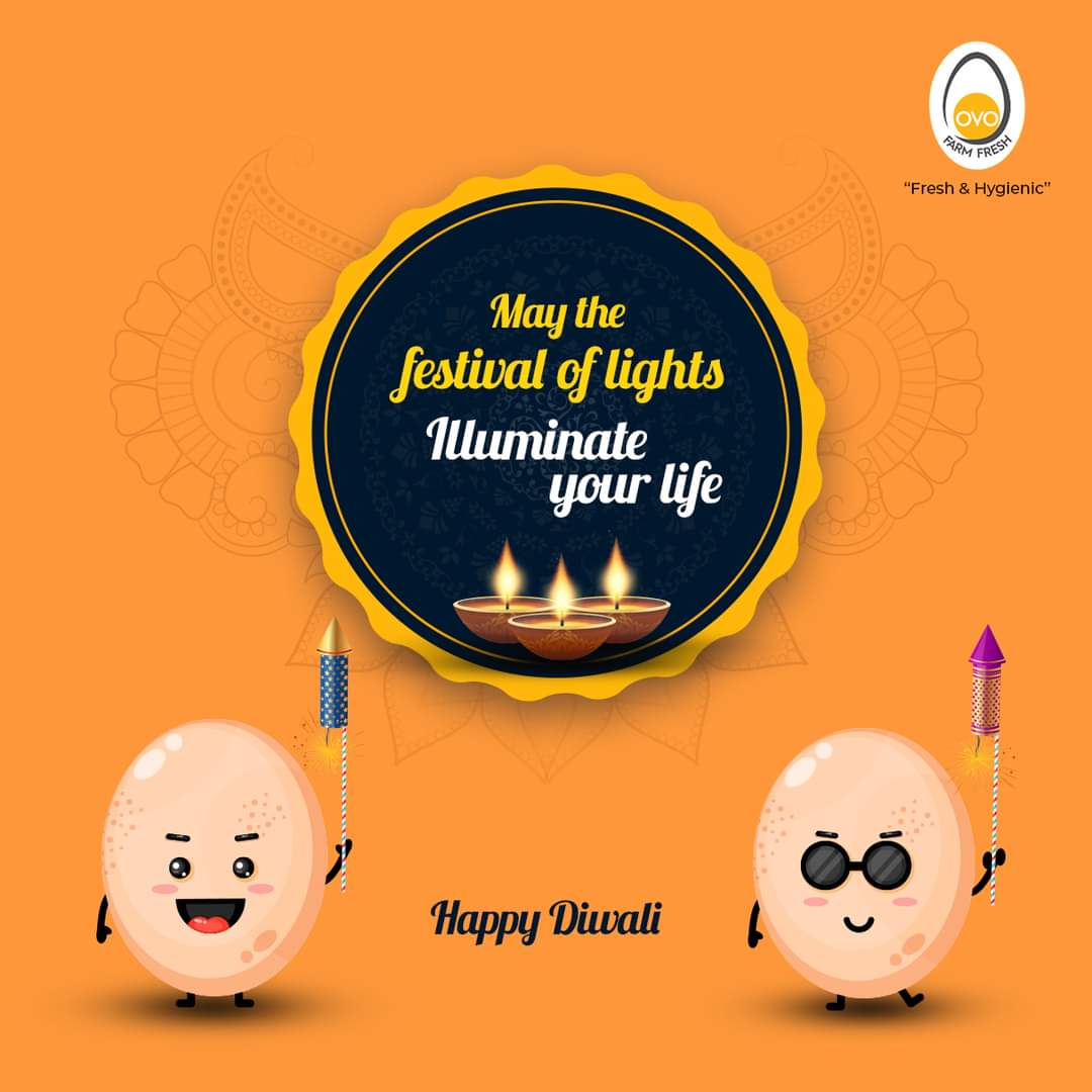 ovofarmfresh's tweet photo. Ovo Farm Fresh wishes a Happy Diwali 😍🤩

#OvoFarmFresh #OvoEggs #HappyDiwali #happydiwali2020 #festival #lights #illuminate https://t.co/v08gN7waRs