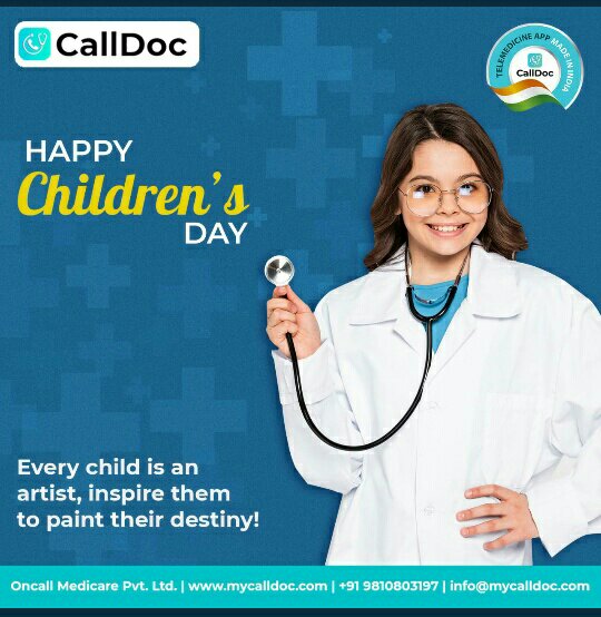 narayan_artiya's tweet image. Children are the future. Nurture them right, so that they grow up to be able leaders &amp;amp; lead the world towards light. Inspire them to be the change they wish to see!
#CallDoc wishes everyone a #HappyChildrensDay.
#ChildrensDay2020