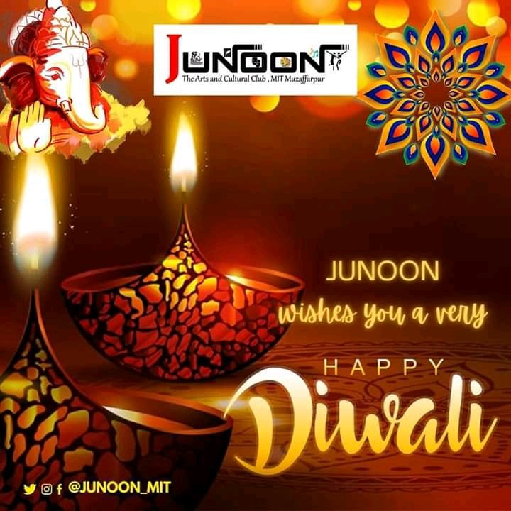 junoonmit's tweet photo. Diwali, the festival of lights, today amid the life filled with hope and serenity. The festival marks the victory of good over evil, knowledge over ignorance.
#DiwaliCelebration2020
#Diya
#diwali #festival #junoon_mit #mit_muzaffarpur https://t.co/rKhX6NHUtI