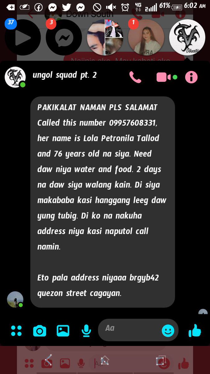NurPiaStyles's tweet photo. @pcyslaurent Name: Lola Petronila Tallad ,76 years old
Contact number: 09957608331
Location: brgy. B42 Quezon Street Cagayan
Situation: 2 days no food and watter 
ctto of the picture

#CagayanNeedsHelp 
#IsabellaNeedsHelp 
#TuguegaraoNeedHelp https://t.co/FWMlGK4GI6