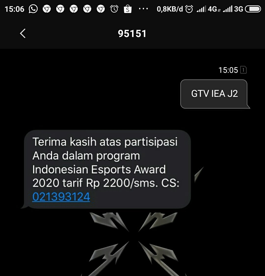 ndarnd's tweet photo. Guys,ada info trbru ni,Nah jdi GoPay Arena Championship 2020 mnjdi slhstu nominasi TurnamenEsports Non-PublisherTerfavorit dngnkode nominasi J2.Kuy dkng GopayArena Championship 2020 dngncara SMS ke 95151 dngn format :GTV(spasi)IEA(spasi)J2
@gopayindonesia @gopaypromo #MenanginGAC https://t.co/JhSZsXpuGe