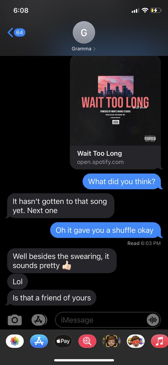 ASTR0_WRLD's tweet photo. Yo @montemarkomusic said tell your gramma about #WaitTooLong and I don’t see y’all doing it🤔🤔 are you even real fans? #TellYourGrandma https://t.co/Z9dH0VR0M8