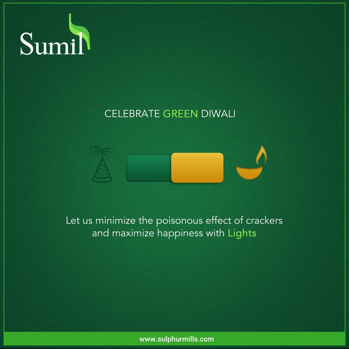 SumilLtd's tweet photo. "On this auspicious occasion, May joy, prosperity, and happiness Illuminate your life and your home. Wishing you a Happy and Safe Diwali".

#sulphurmills #agrochemicals #fertis #technoz #zinda #cosavetgold #bulton #probor #tracon #reap #sumil #diwali #diwali2020 #happydiwali https://t.co/JgWFo5wv1F