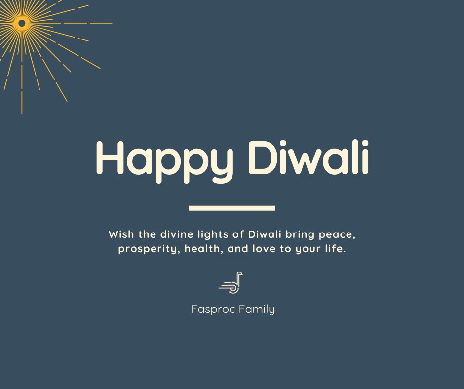 fasprochq's tweet photo. Wish the divine lights of Diwali bring peace, prosperity, health, and love to your life -- Fasproc Family #FestivalofLights https://t.co/tHKDhTFKNK