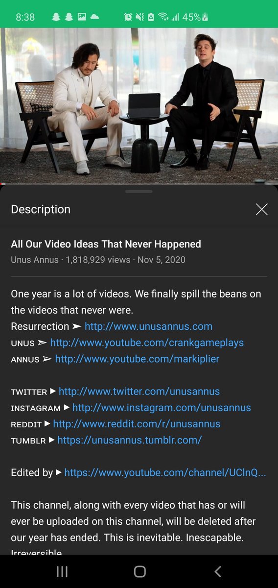 fbgoose's tweet photo. @UnusAnnus @markiplier @CrankGameplays #UnusAnnusisoverparty #UnusAnnus #wewerehere The important dates of mine and my fiancée's @hecollins99 year of Unus Annus. Our birthday episodes, our anniversary episode, and the day I asked her to be my fiancée. We have been here since 365! https://t.co/tzWJfAgdtc