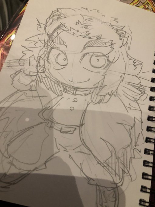 映画始まる前3分で描いた煉獄さん。
で、見終わったけど……
伊之助ーーー!!最高だよ伊之助‼️
ノーマークだったキャラがカッコいい活躍すると、グッとくるね… 