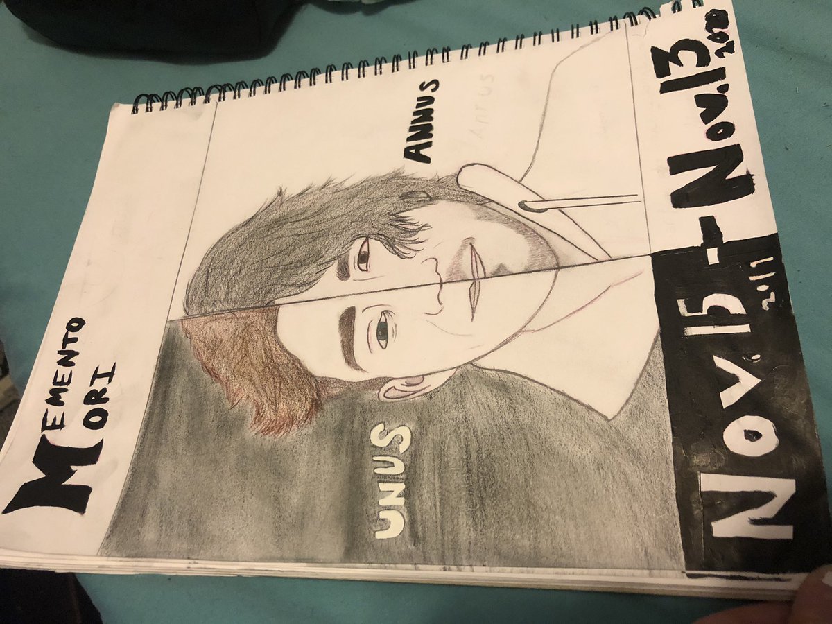 SGrozik's tweet photo. @CrankGameplays @markiplier @UnusAnnus #unasannusfanart this channel is helping me let go of this year and accept my grandmas death that came very sudden. Thank you Unus Annus (Mark And Ethan you saved my life in all honesty) Memento Mori. https://t.co/ABtQvaShJv