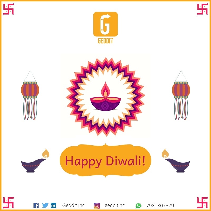 GedditInc's tweet photo. This Diwali lets keep it simple ⬇️

🌟 Burst no crackers
🌟 Get in touch with your old friends and celebrate with your family
🌟 Send gifts and sweets to your loved ones from @GedditInc

Happy Diwali! 🎁🛵✨

#justgeddit #HappyDiwali #Diwali2020 #DiwaliCelebration #delivergifts https://t.co/K7lhs29RAL